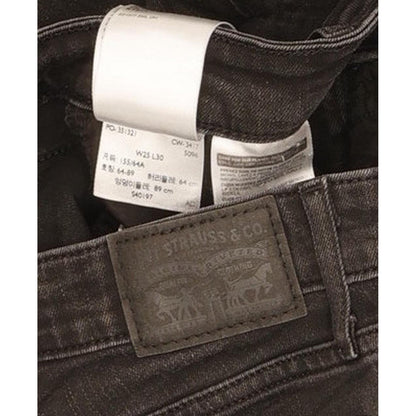 Levi's 712 Women Black Straight Slim Stretch Jeans W25 L29