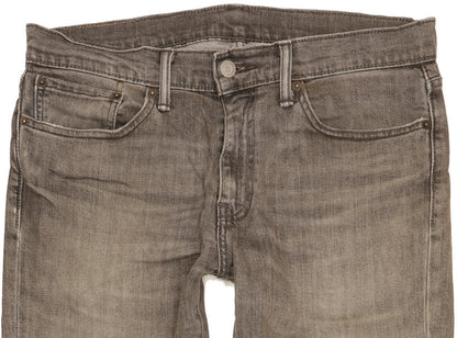 Levi's 511 Men Grey Straight Slim Stretch Jeans W32 L31