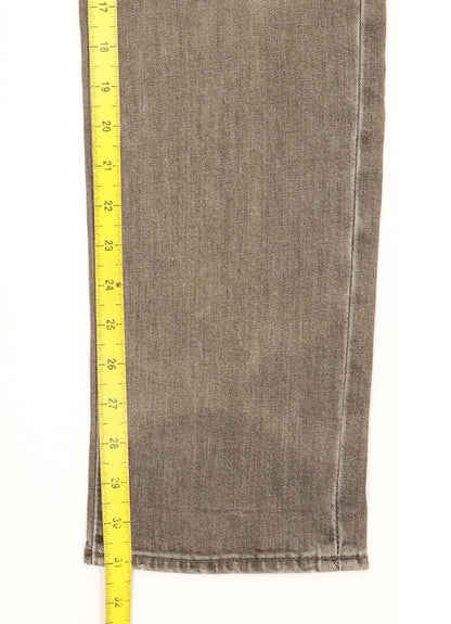 Levi's 511 Men Grey Straight Slim Stretch Jeans W32 L31