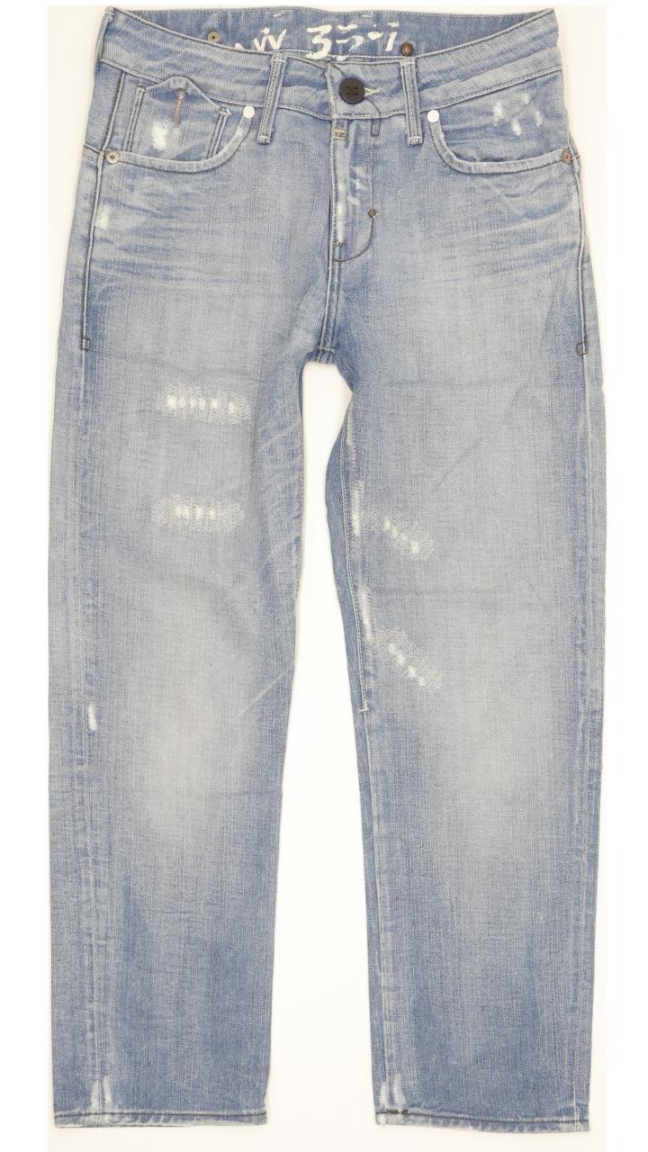 G-Star Corvet Kate Women Blue Tapered Loose Jeans W24 L28