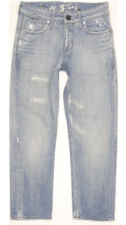 G-Star Corvet Kate Women Blue Tapered Loose Jeans W24 L28
