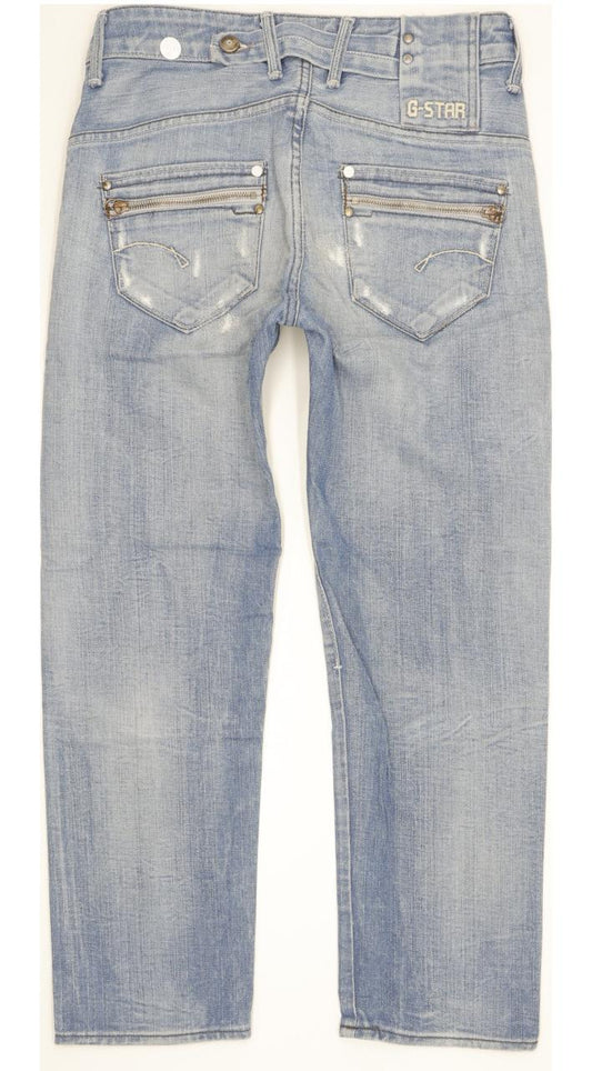 G-Star Corvet Kate Women Blue Tapered Loose Jeans W24 L28
