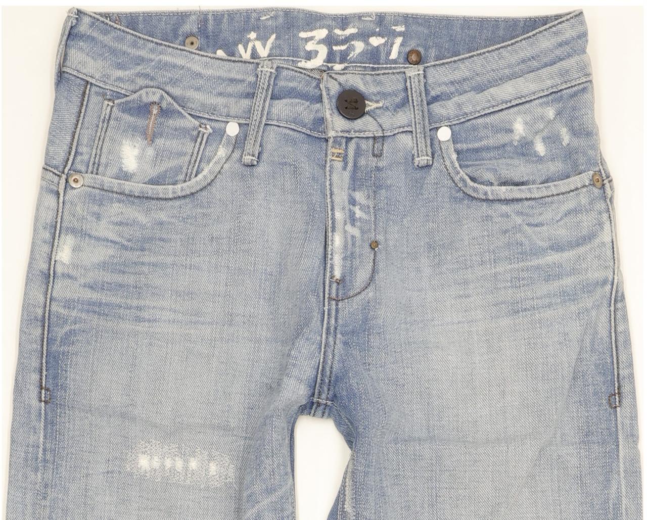 G-Star Corvet Kate Women Blue Tapered Loose Jeans W24 L28