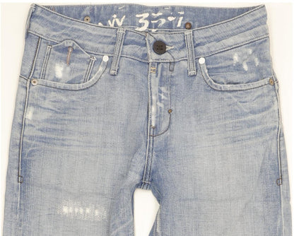G-Star Corvet Kate Women Blue Tapered Loose Jeans W24 L28