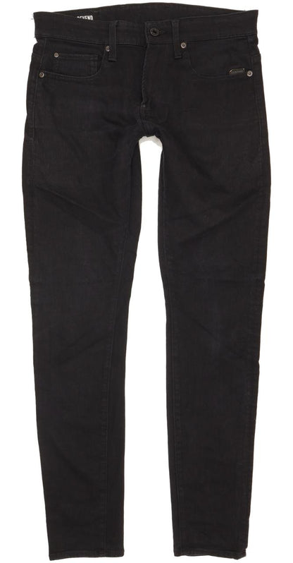 G-Star Revend Men Black Skinny Slim Stretch Jeans W30 L32