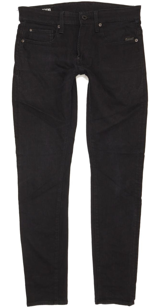 G-Star Revend Men Black Skinny Slim Stretch Jeans W30 L32