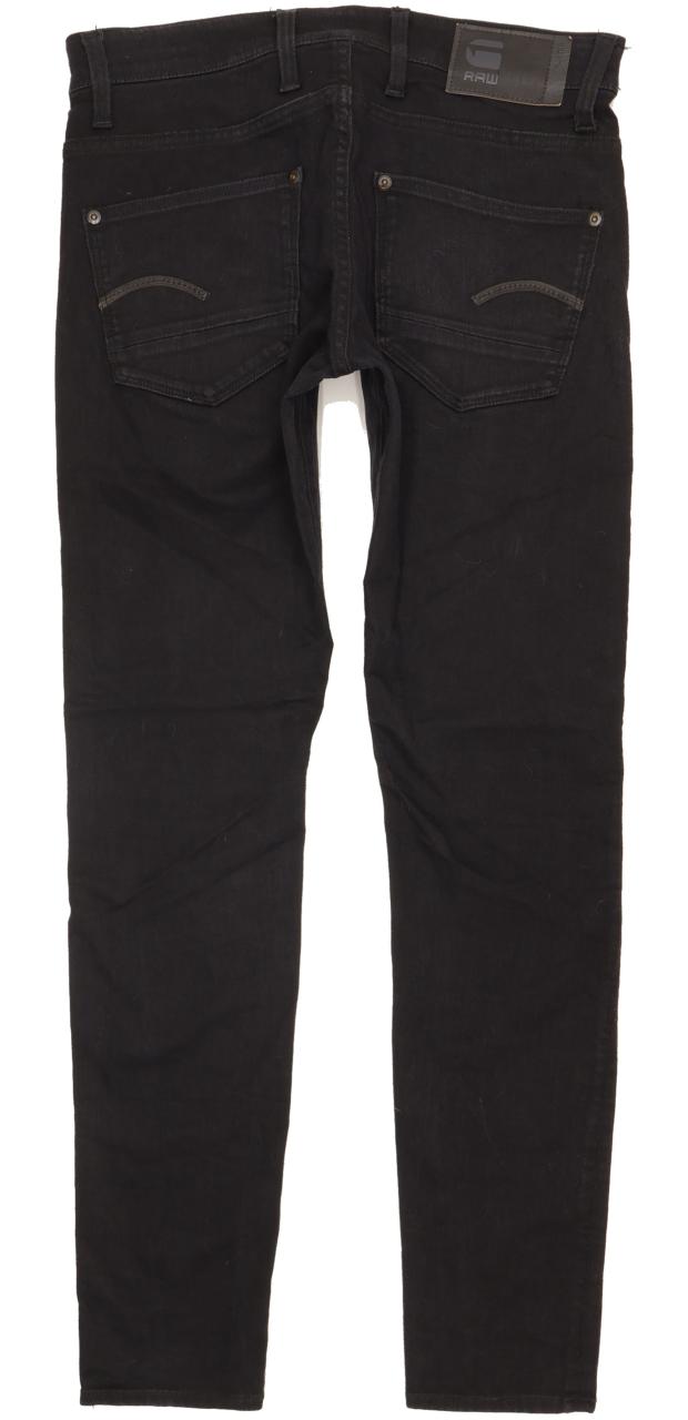 G-Star Revend Men Black Skinny Slim Stretch Jeans W30 L32