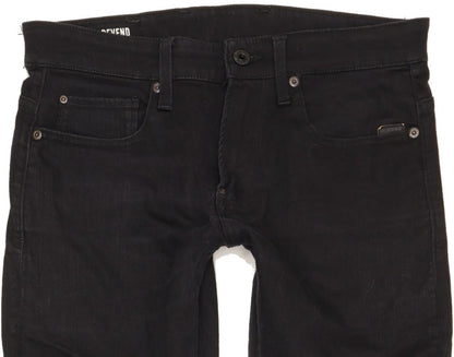 G-Star Revend Men Black Skinny Slim Stretch Jeans W30 L32