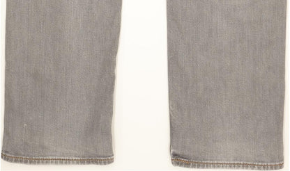 Levi's Men Grey Straight Regular Stretch Jeans W31 L32