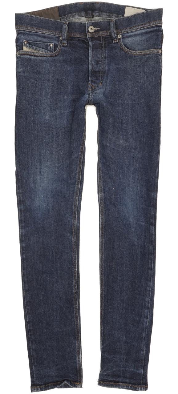 Diesel Tepphar Men Blue Tapered Slim Stretch Jeans W30 L32