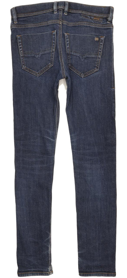 Diesel Tepphar Men Blue Tapered Slim Stretch Jeans W30 L32