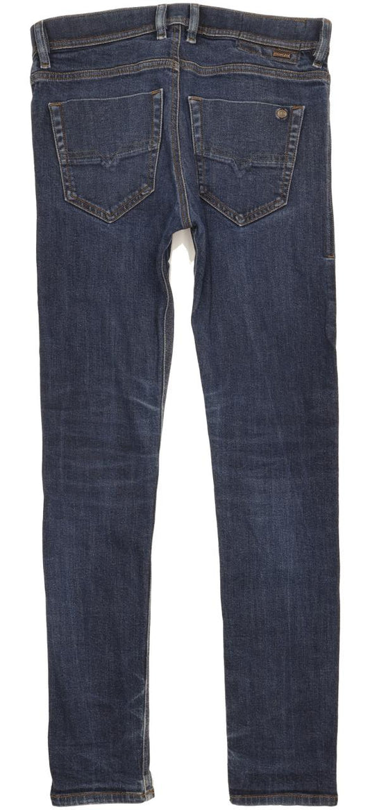 Diesel Tepphar Men Blue Tapered Slim Stretch Jeans W30 L32