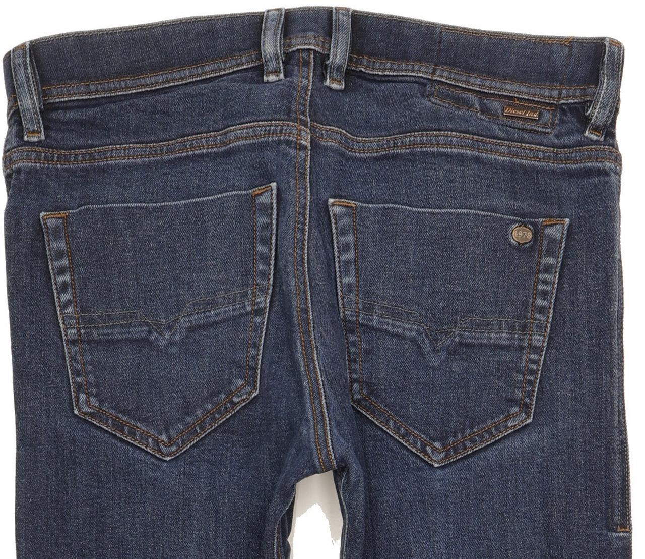 Diesel Tepphar Men Blue Tapered Slim Stretch Jeans W30 L32