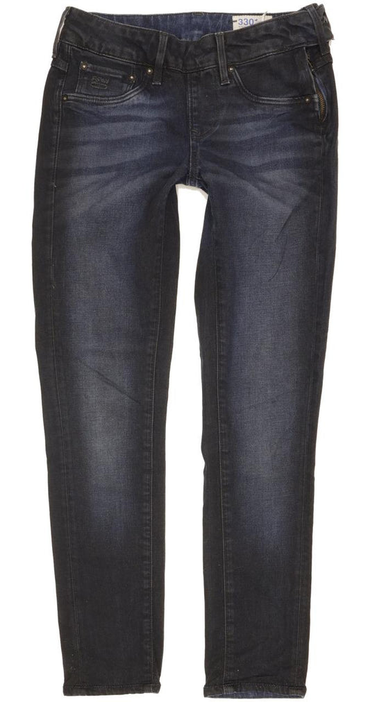 G-Star 3301 Women Blue Skinny Slim Stretch Jeans W25 L26