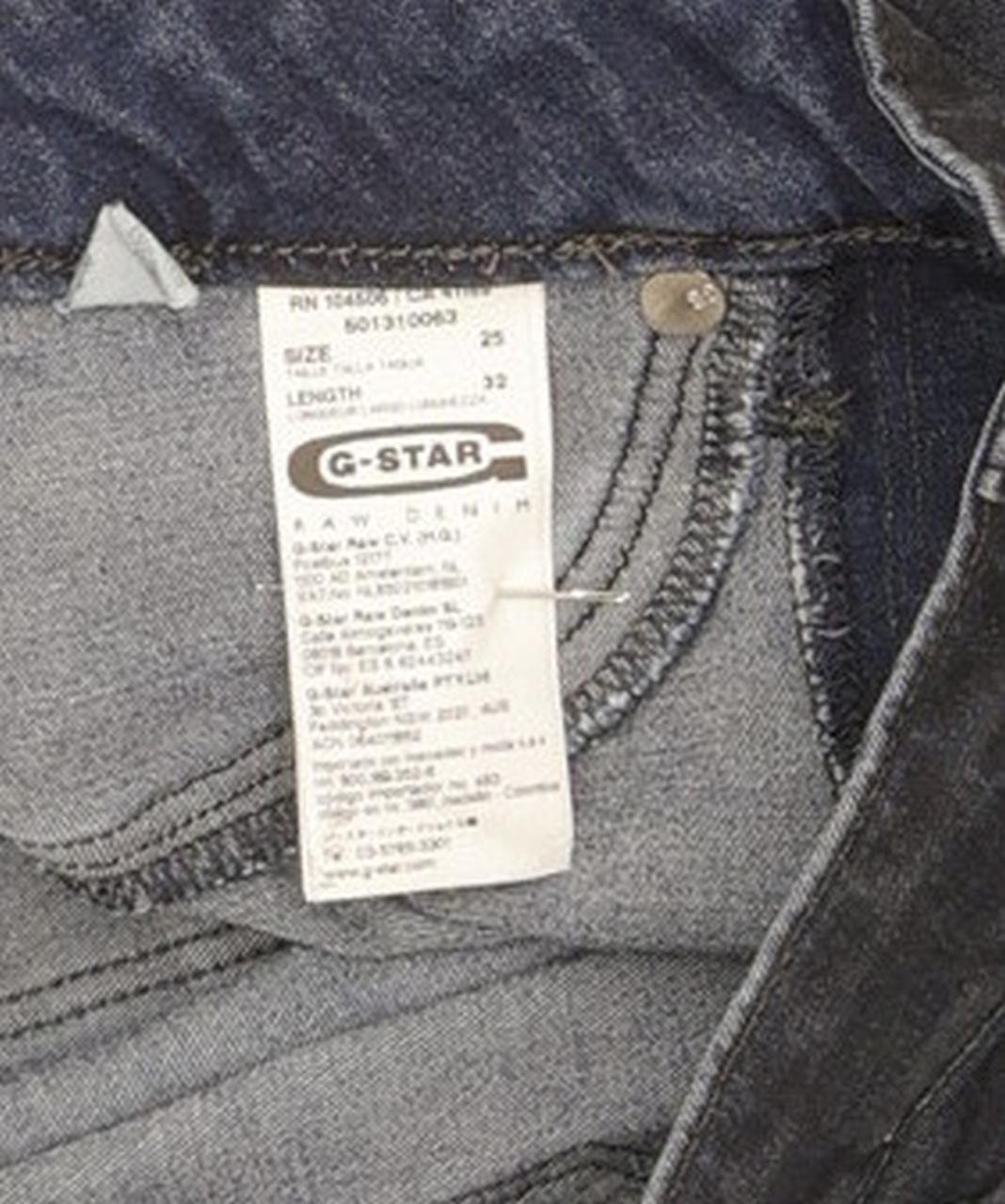G-Star 3301 Women Blue Skinny Slim Stretch Jeans W25 L26