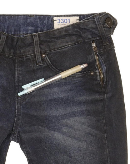 G-Star 3301 Women Blue Skinny Slim Stretch Jeans W25 L26