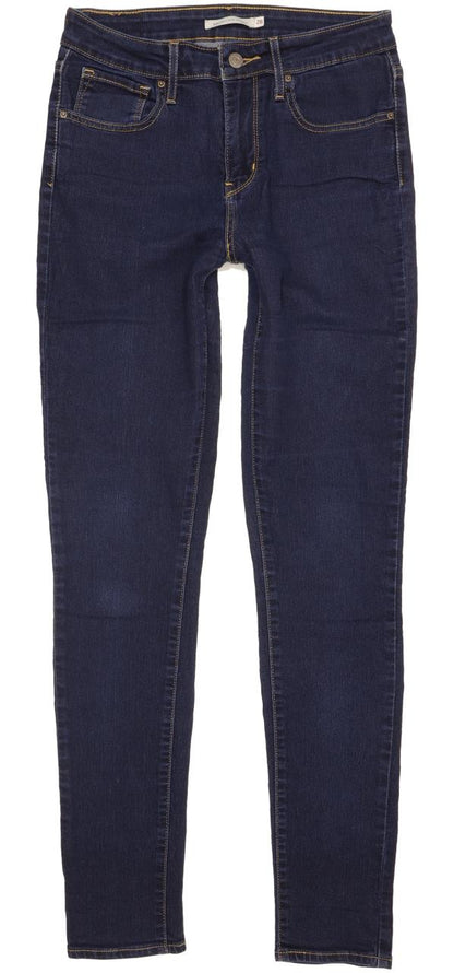 Levi's 721 Women Blue Skinny Slim Stretch Jeans W28 L31