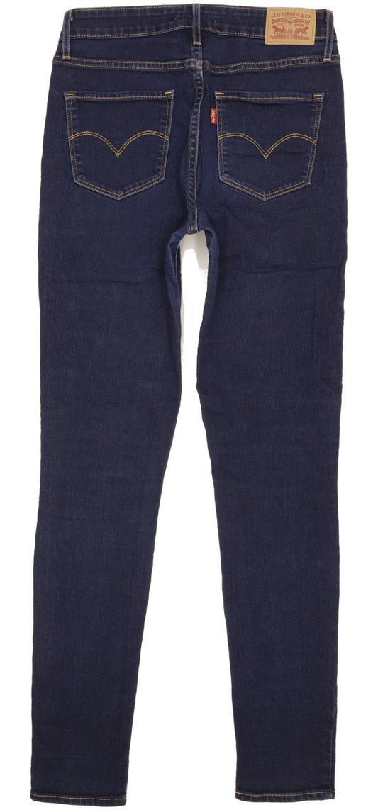Levi's 721 Women Blue Skinny Slim Stretch Jeans W28 L31