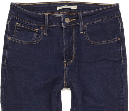 Levi's 721 Women Blue Skinny Slim Stretch Jeans W28 L31