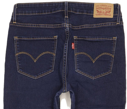 Levi's 721 Women Blue Skinny Slim Stretch Jeans W28 L31
