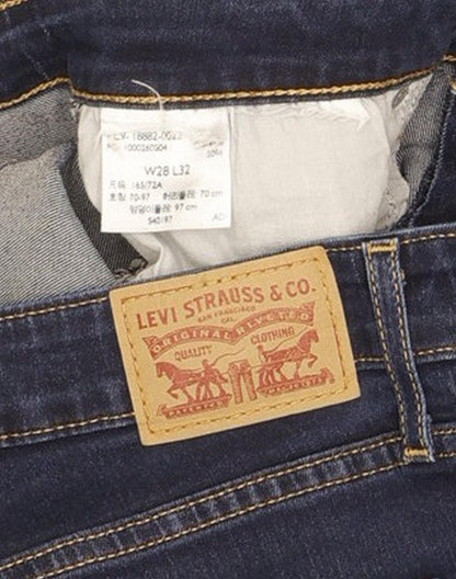 Levi's 721 Women Blue Skinny Slim Stretch Jeans W28 L31