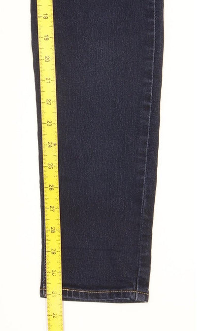 Levi's 721 Women Blue Skinny Slim Stretch Jeans W28 L31