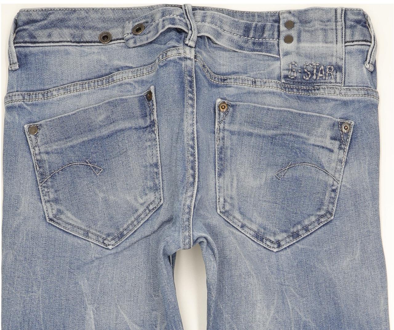 G-Star Midge Women Blue Skinny Slim Stretch Jeans W29 L33
