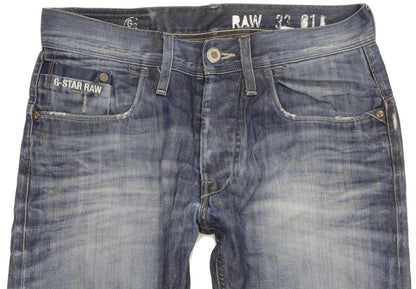 G-Star Bullit Men Blue Straight Loose Jeans W31 L33