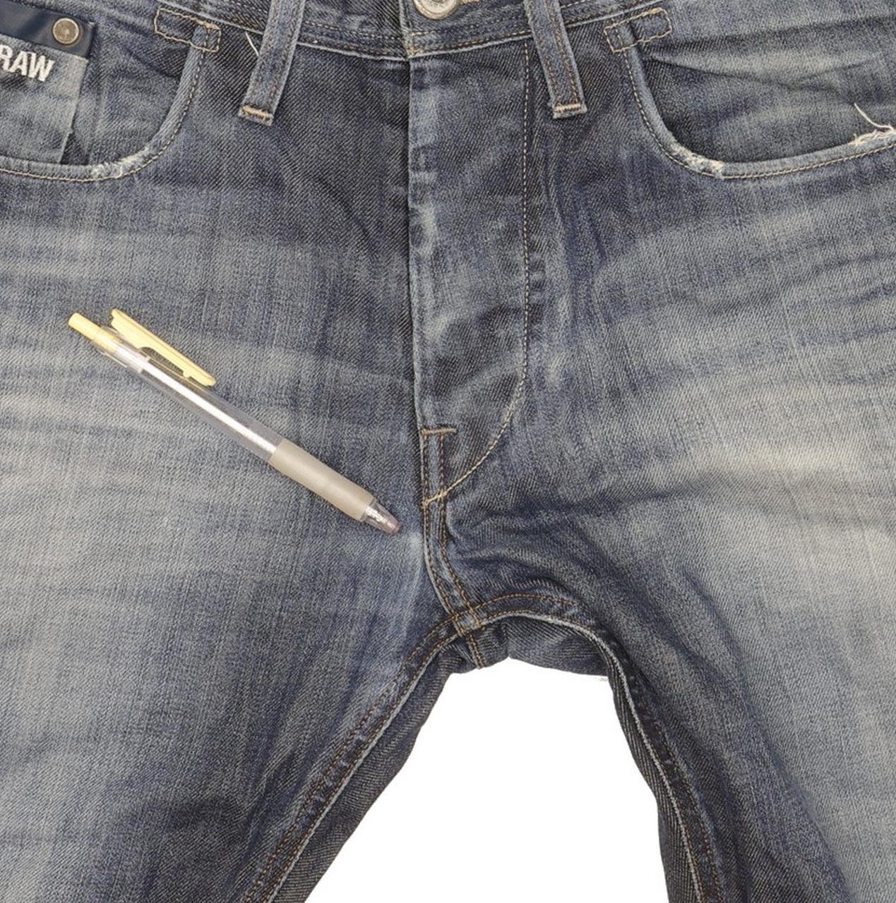 G-Star Bullit Men Blue Straight Loose Jeans W31 L33