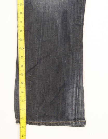 G-Star Bullit Men Blue Straight Loose Jeans W31 L33