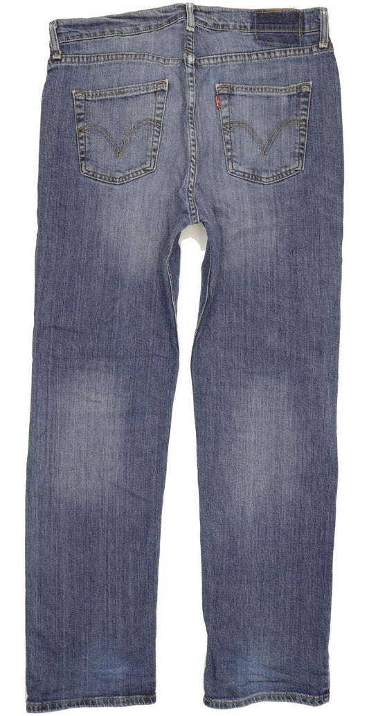 Levi's 751 Men Blue Straight Regular Stretch Jeans W34 L32