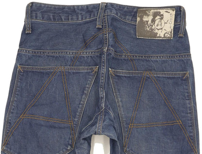 G-Star Crotch Men Blue Tapered Loose Jeans W29 L32