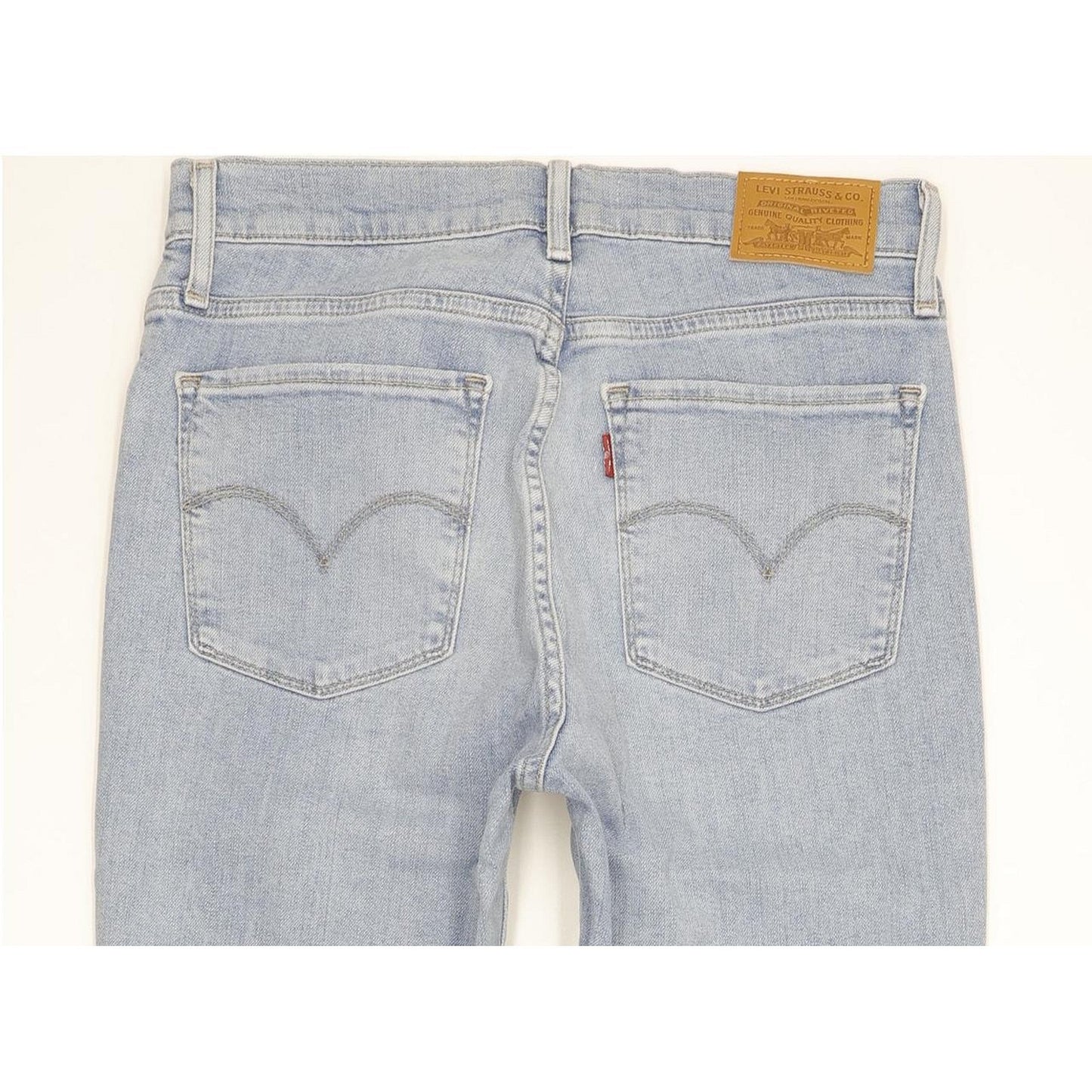 Levi's 724 Women Blue Straight Slim Stretch Jeans W27 L30
