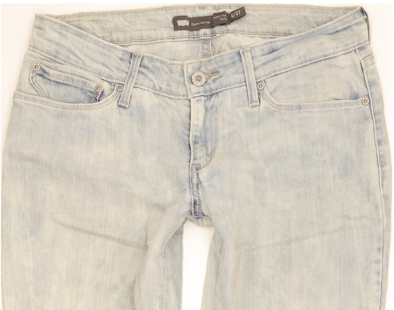 Levi's Demi Curve Women Blue Skinny Slim Stretch Jeans W27 L30