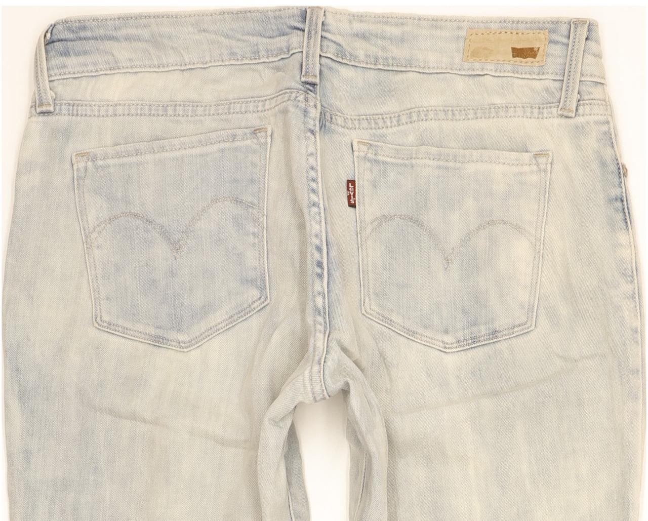 Levi's Demi Curve Women Blue Skinny Slim Stretch Jeans W27 L30