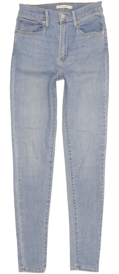 Levi's Mile Blue Skinny Slim Stretch Jeans High Waisted W28 L32