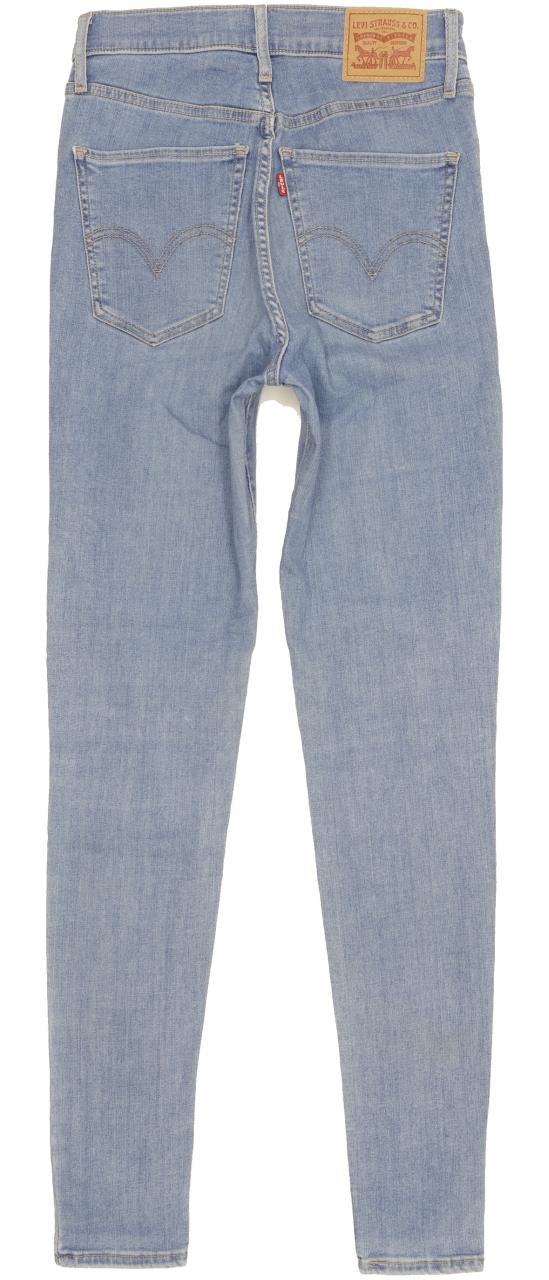 Levi's Mile Blue Skinny Slim Stretch Jeans High Waisted W28 L32