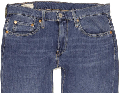Levi's 502 Men Blue Tapered Regular Stretch Jeans W29 L31