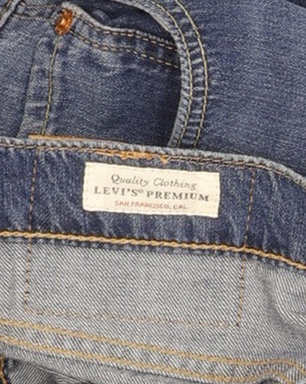 Levi's 502 Men Blue Tapered Regular Stretch Jeans W29 L31