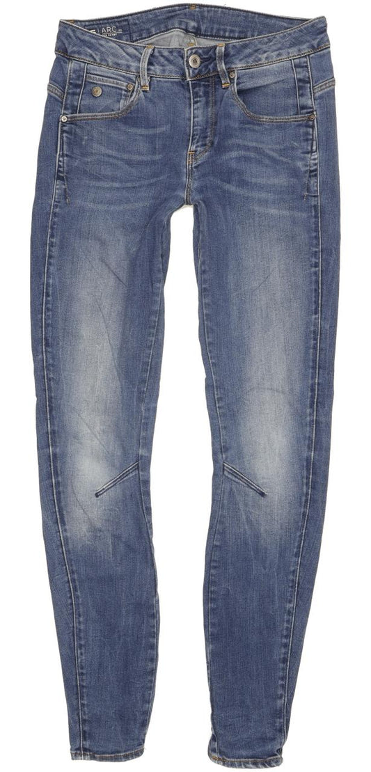 G-Star Arc 3D Women Blue Skinny Slim Stretch Jeans W27 L30