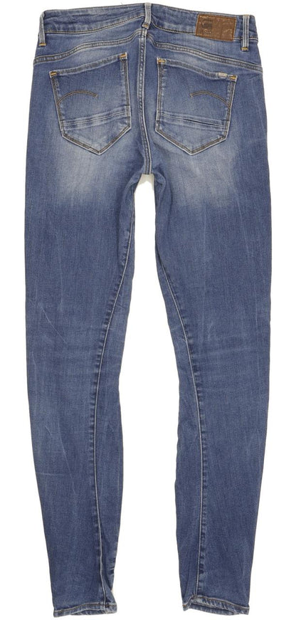 G-Star Arc 3D Women Blue Skinny Slim Stretch Jeans W27 L30