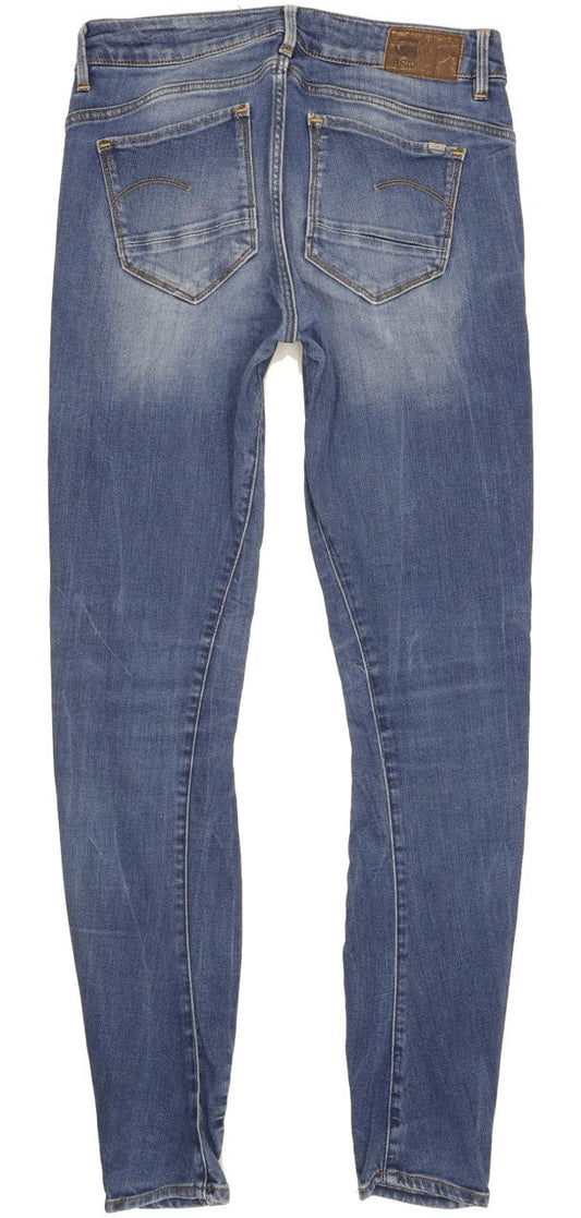 G-Star Arc 3D Women Blue Skinny Slim Stretch Jeans W27 L30