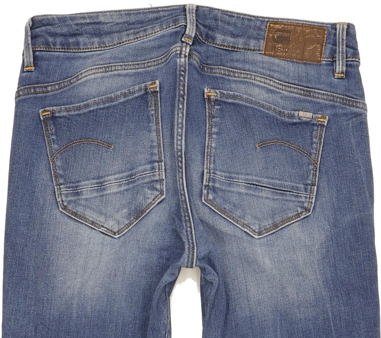 G-Star Arc 3D Women Blue Skinny Slim Stretch Jeans W27 L30