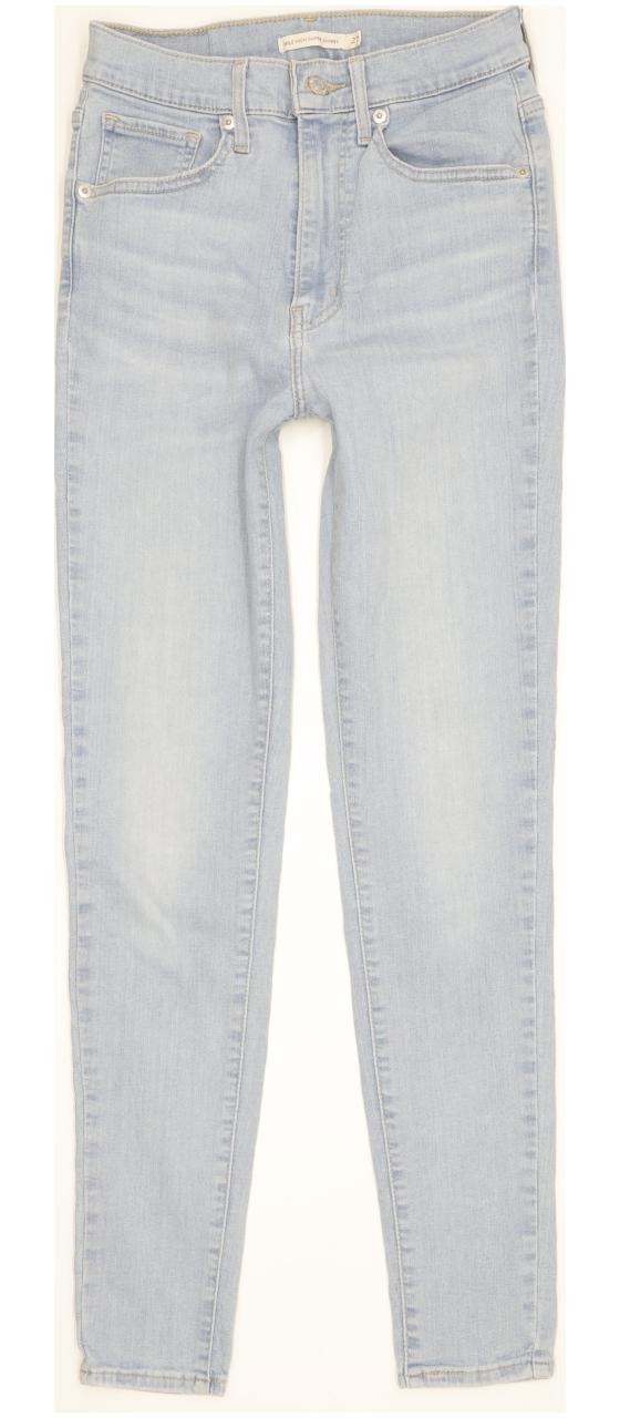Levi's Mile Blue Skinny Slim Stretch Jeans High Waisted W27 L30