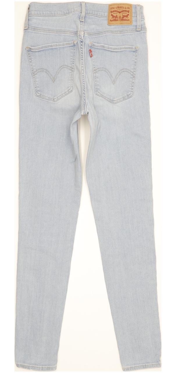 Levi's Mile Blue Skinny Slim Stretch Jeans High Waisted W27 L30