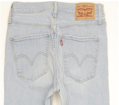 Levi's Mile Blue Skinny Slim Stretch Jeans High Waisted W27 L30