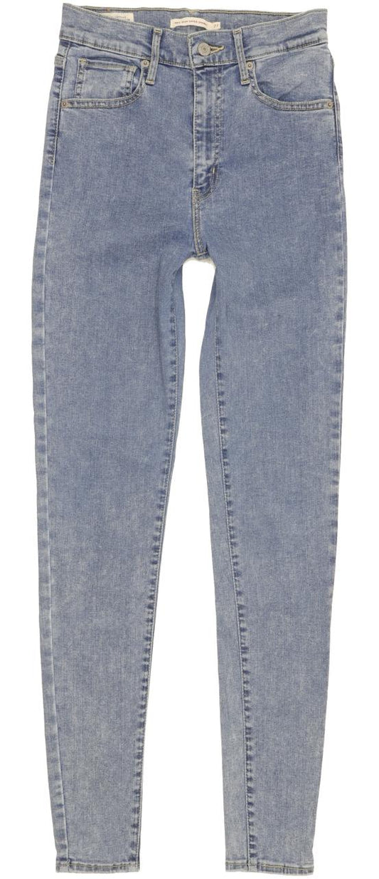 Levi's Mile Blue Skinny Slim Stretch Jeans High Waisted W27 L32