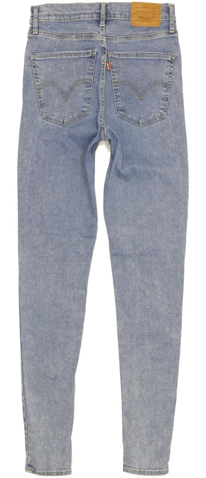 Levi's Mile Blue Skinny Slim Stretch Jeans High Waisted W27 L32