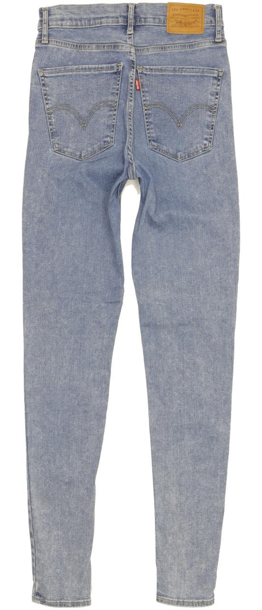 Levi's Mile Blue Skinny Slim Stretch Jeans High Waisted W27 L32