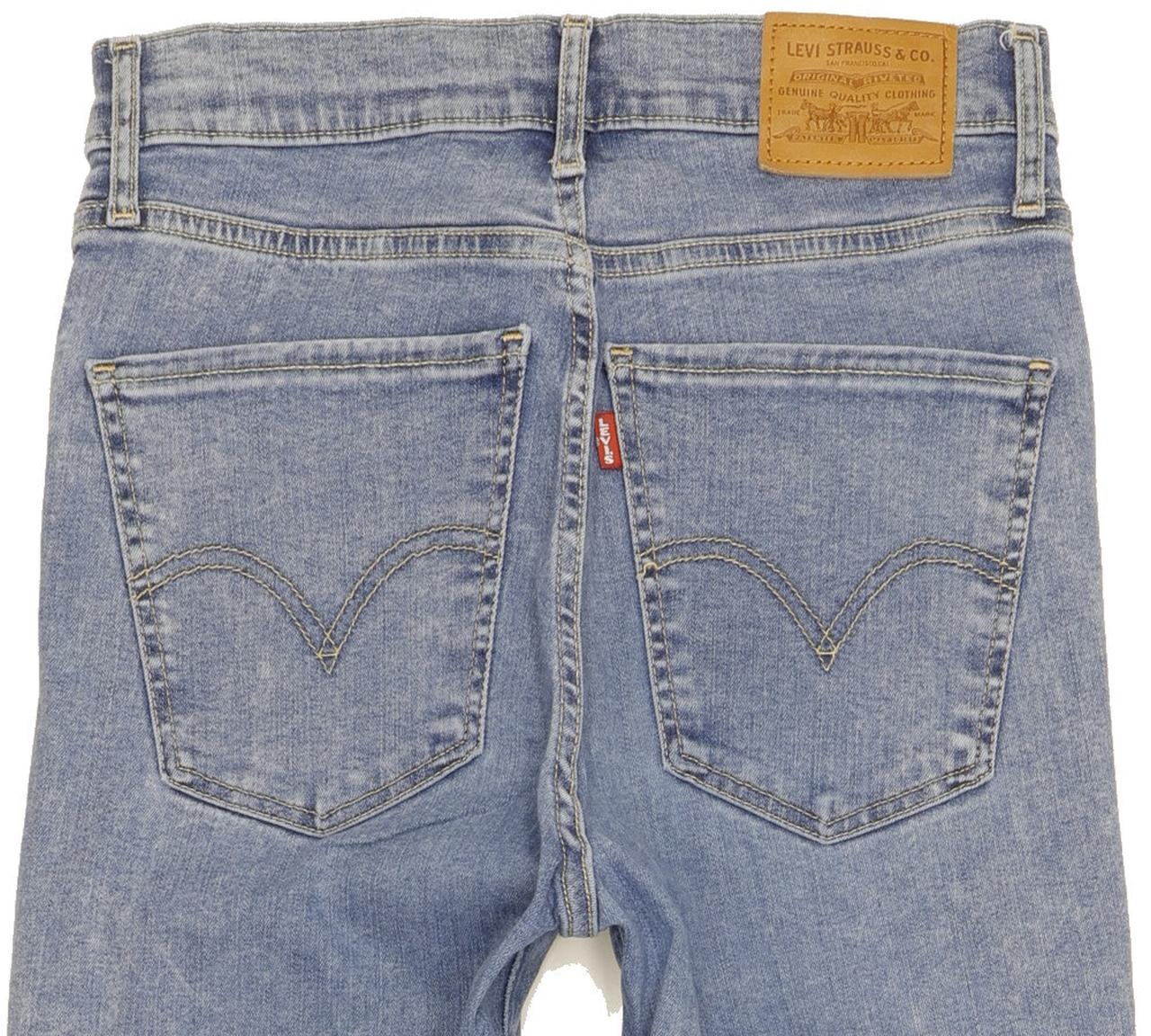 Levi's Mile Blue Skinny Slim Stretch Jeans High Waisted W27 L32